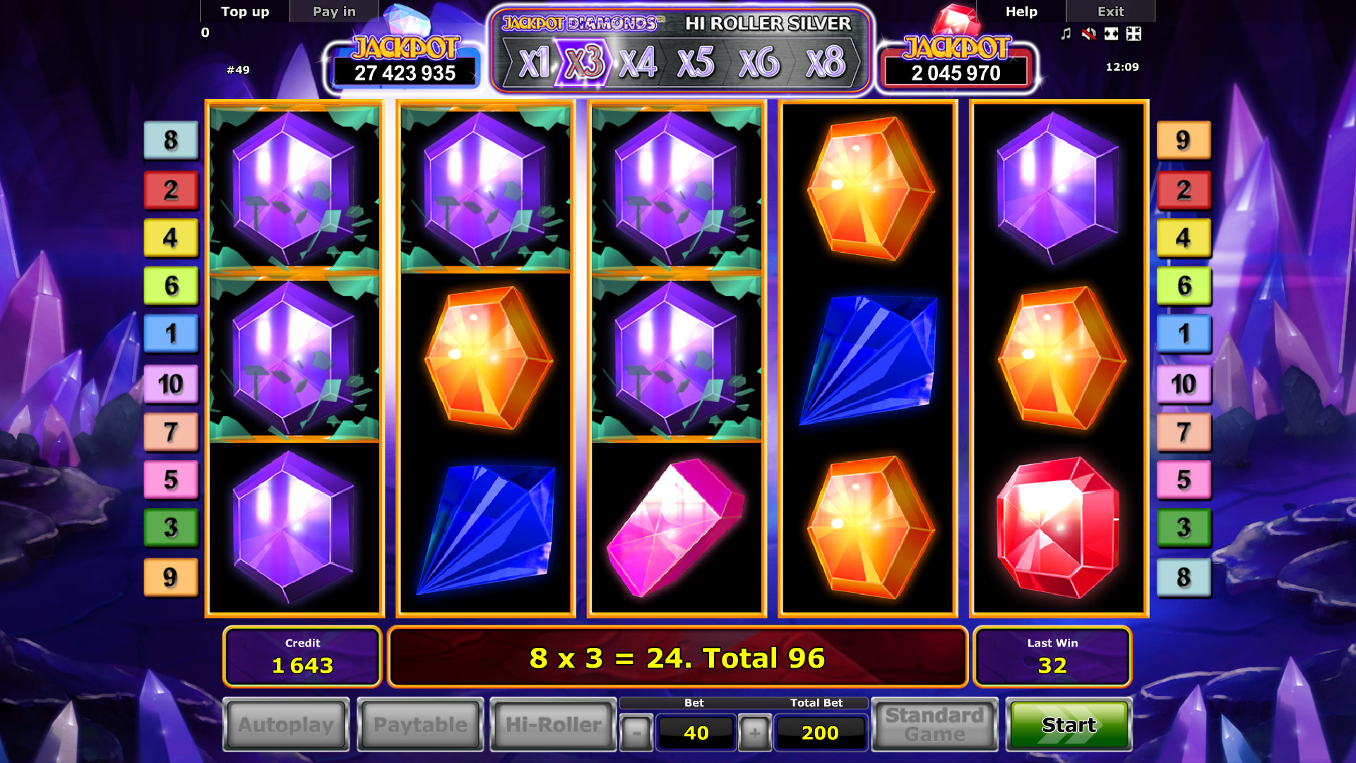 Jackpot Diamons - Novomatic